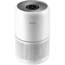 LEVOIT Purificatore d’Aria, Filtro HEPA per Allergie e Asma, Fino a 44m², 24dB, Depuratore Rimuove 99,97% di Polvere Pollini Peli Muffe Fumo Odori, Modalità di Sonno&Timer, per Casa Uffcio