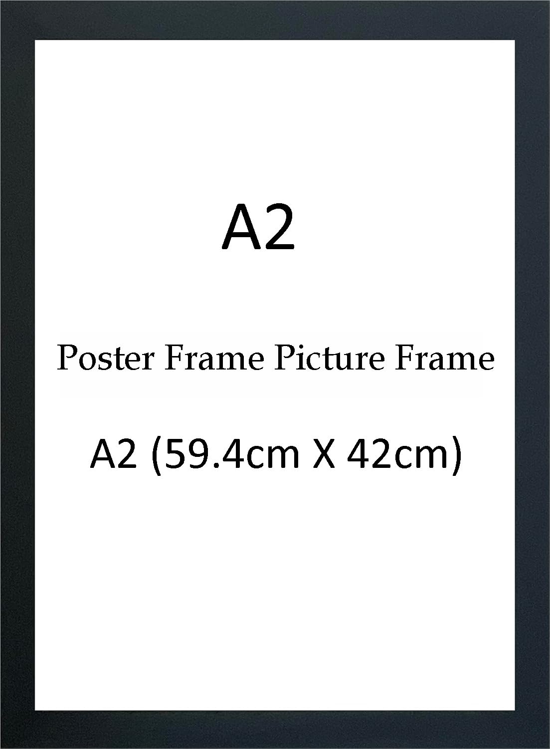 Photo In Framez Black A2 (59.4 X 42Cm) Poster Frame Picture Frame