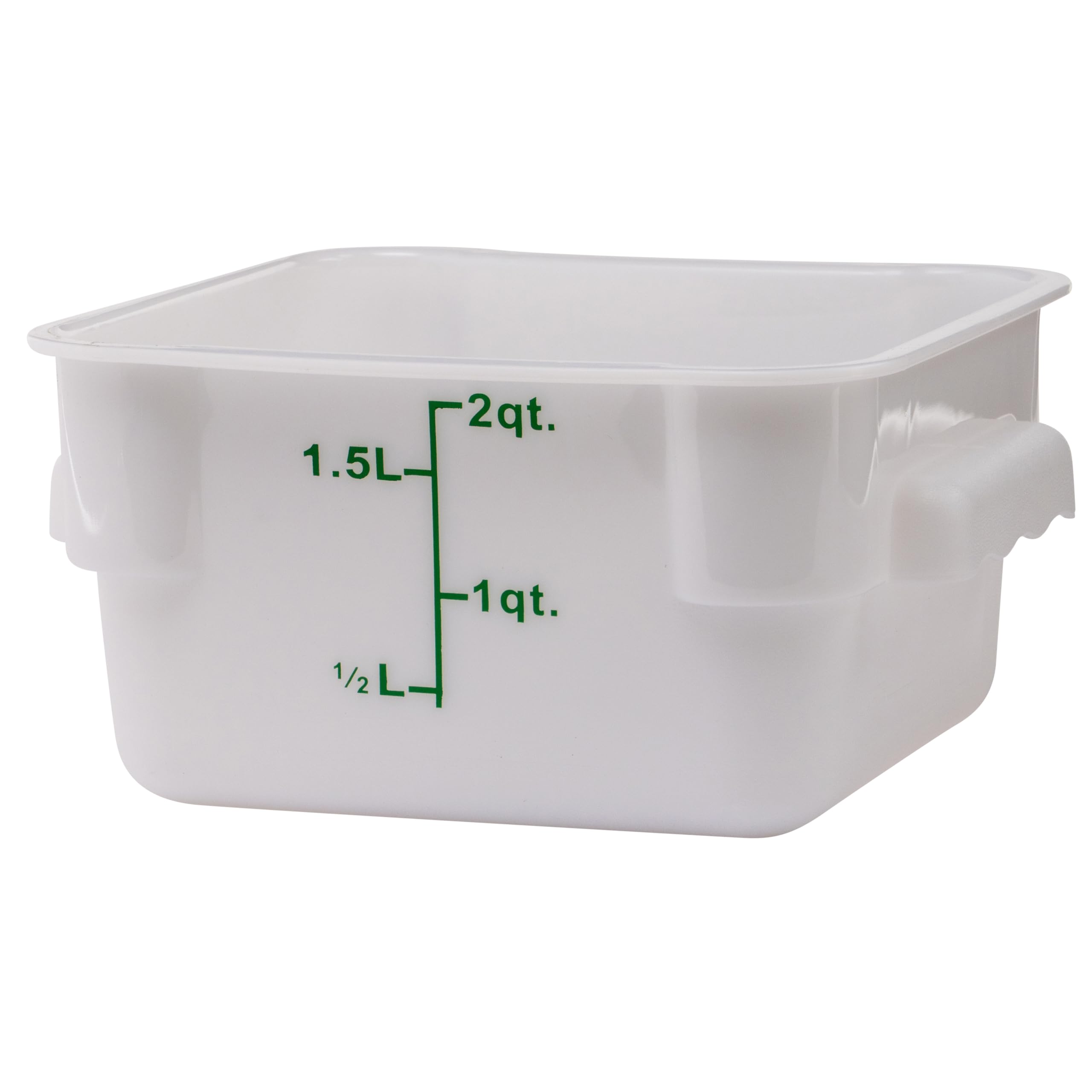Boîte de rangement carrée 2l Winco pour organiser le frigo