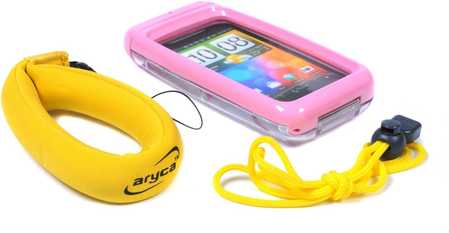 Aryca WS12P Aryca Tide Waterproof Case for Smartphones - 1 Pack - Retail Packaging - Pink