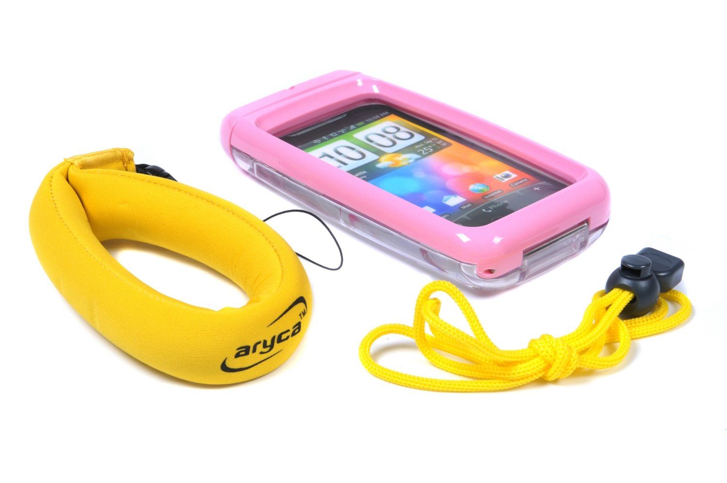 Aryca WS12P Aryca Tide Waterproof Case for Smartphones - 1 Pack - Retail Packaging - Pink