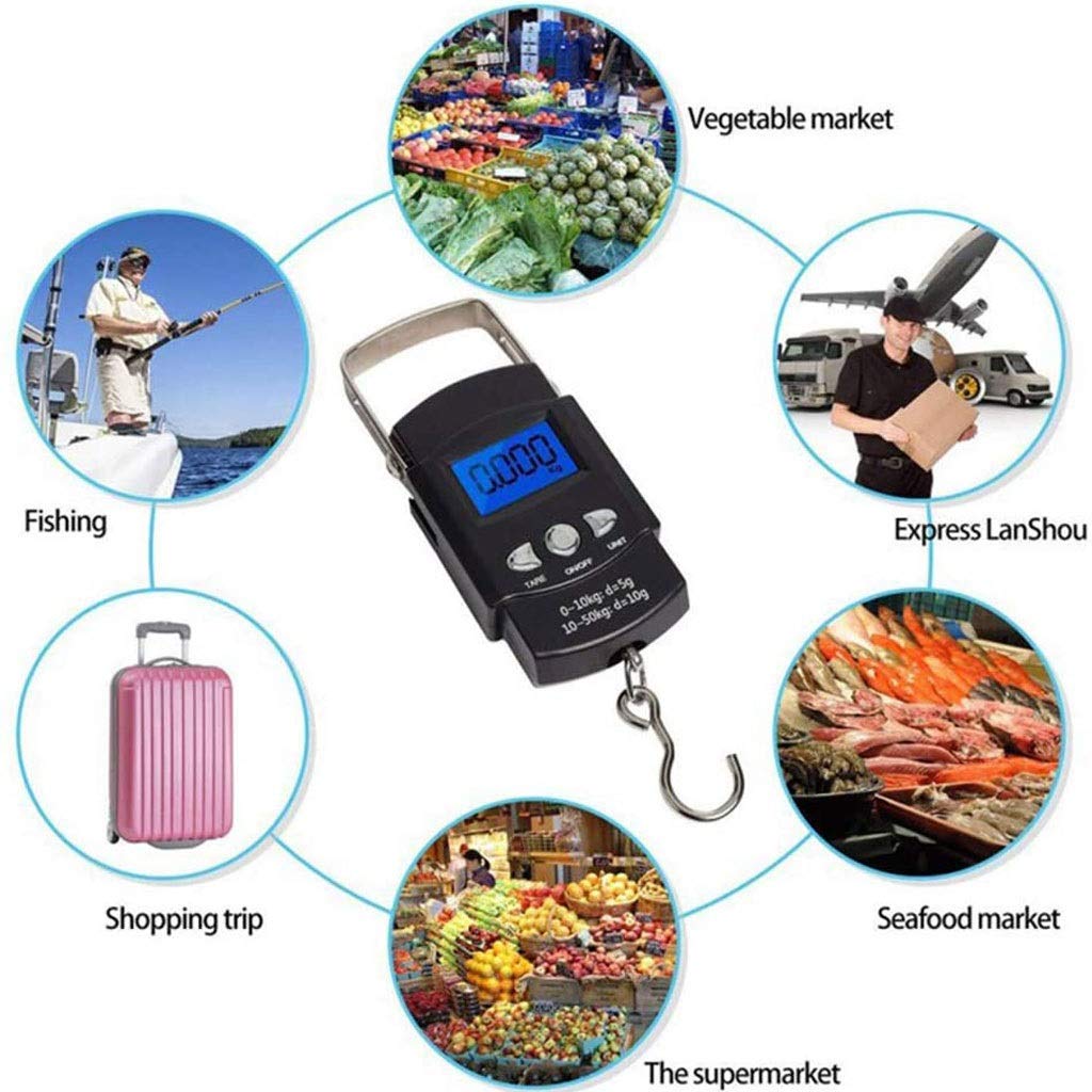 Hook Scale ，Digital Electronic ， Digital Travel Fishing Luggage Postal Hanging Weighing Machine