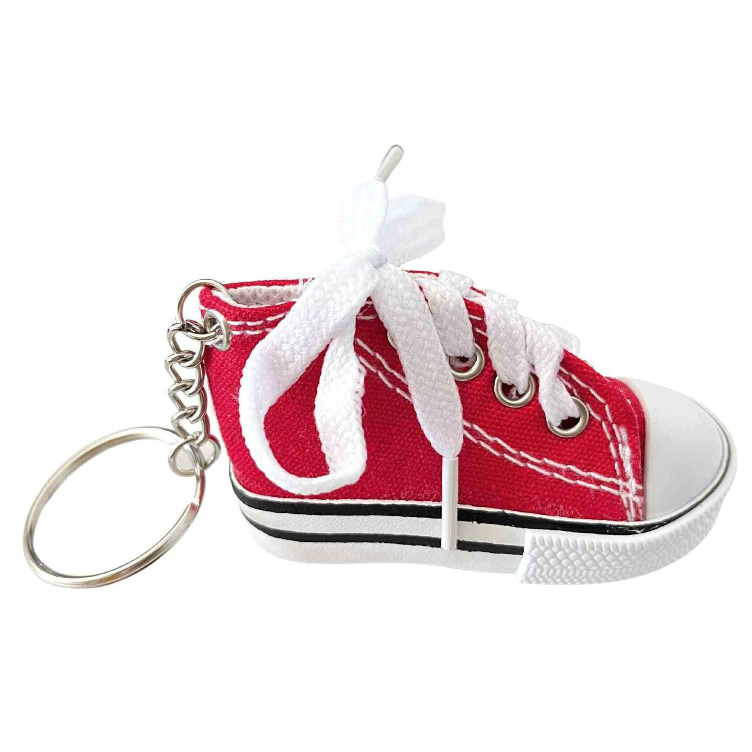 AUTOZOCO Llavero Zapatilla de Deporte Mini, Estilo Urbano Converse, Sneaker