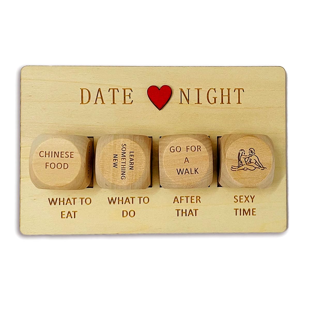 exciting Lives Date Night Dice Set, Love Dice, for Couple Anniversary, Valentines Day, Gift for Him Her, Husband, Wife