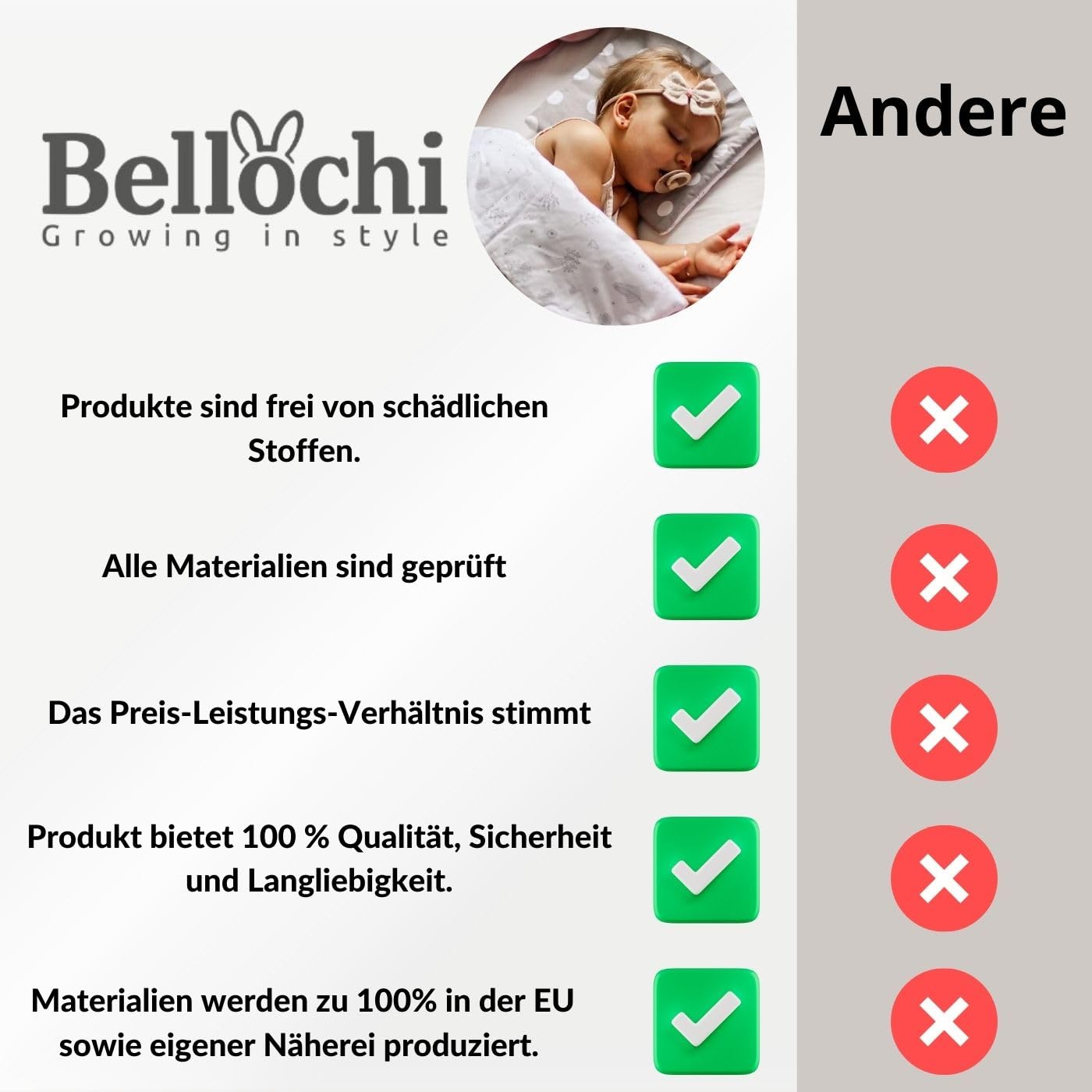 Bellochi pościel dziecięca 75 * 100 cm z wypełnieniem, SET - kołdra dziecięca 70x100 cm z poduszką | miękka i oddychająca - wykonana w 100% z bawełny - Habarigani