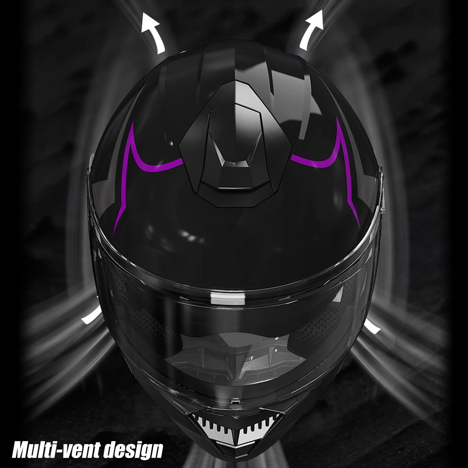 Casco Integral De Motocicleta Modular Homologado ECE 22.06 con Doble Visera para Adultos, Hombres Y Mujeres