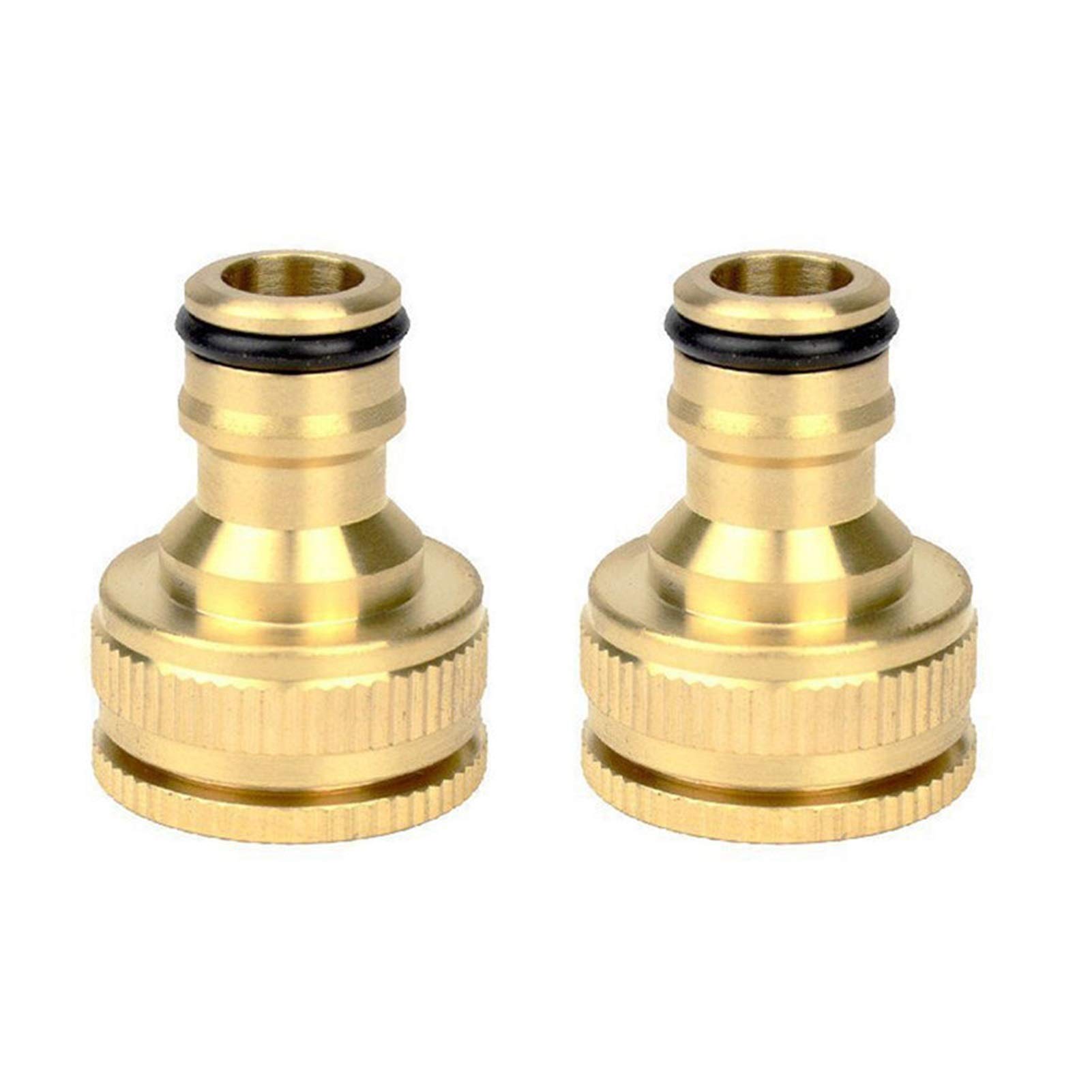 Lfang-Raccordi per Tubi Flessibili 6 pz, Tubo del Tubo del Tubo del Tubo dell'Acqua del Giardino dell'ottone, connettori del Rubinetto Maschio, buona Resistenza all'Usura