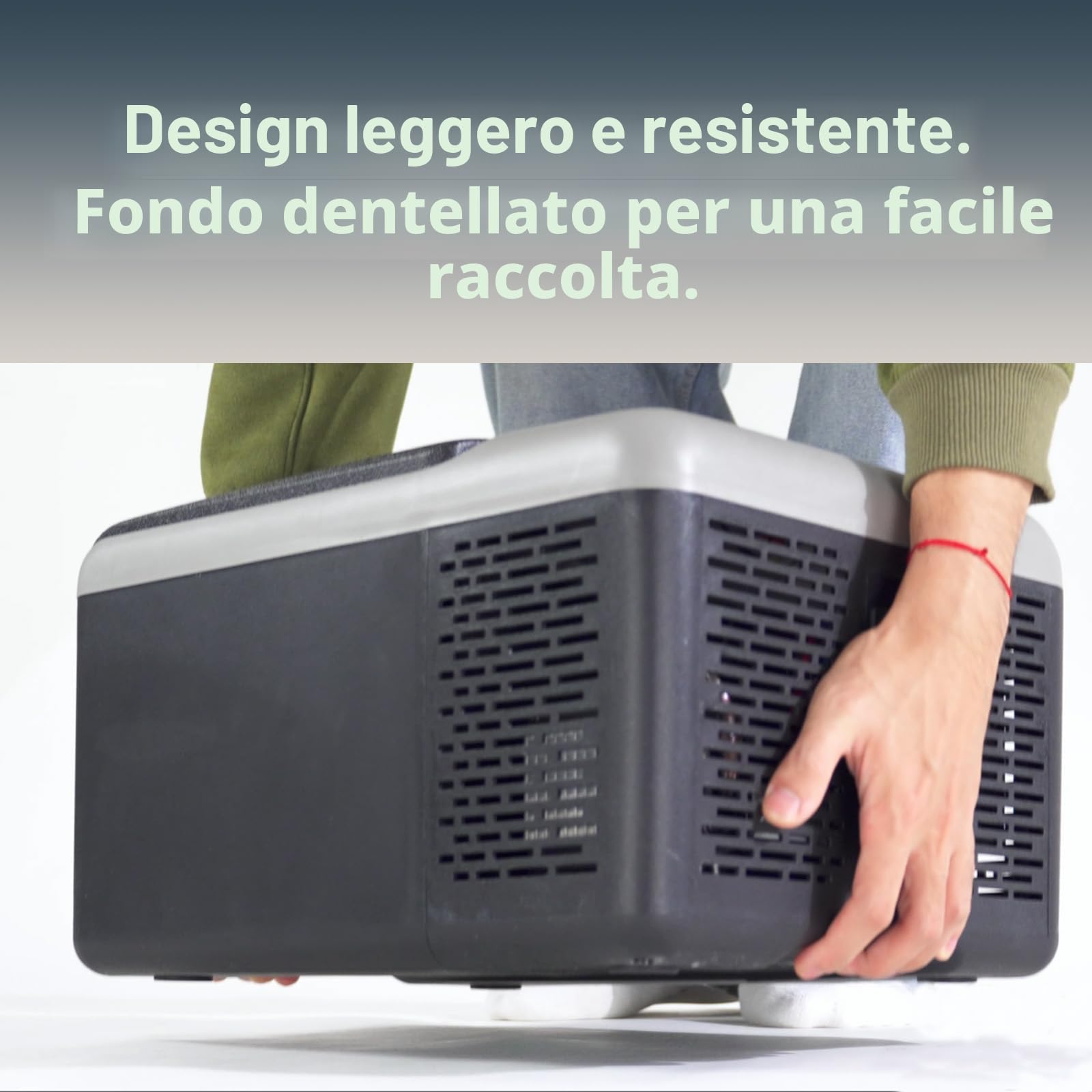 Alpicool C9PT 9L Frigorifero Mini Compressore Elettrico Auto Camping Freezer Box Portatile Nero