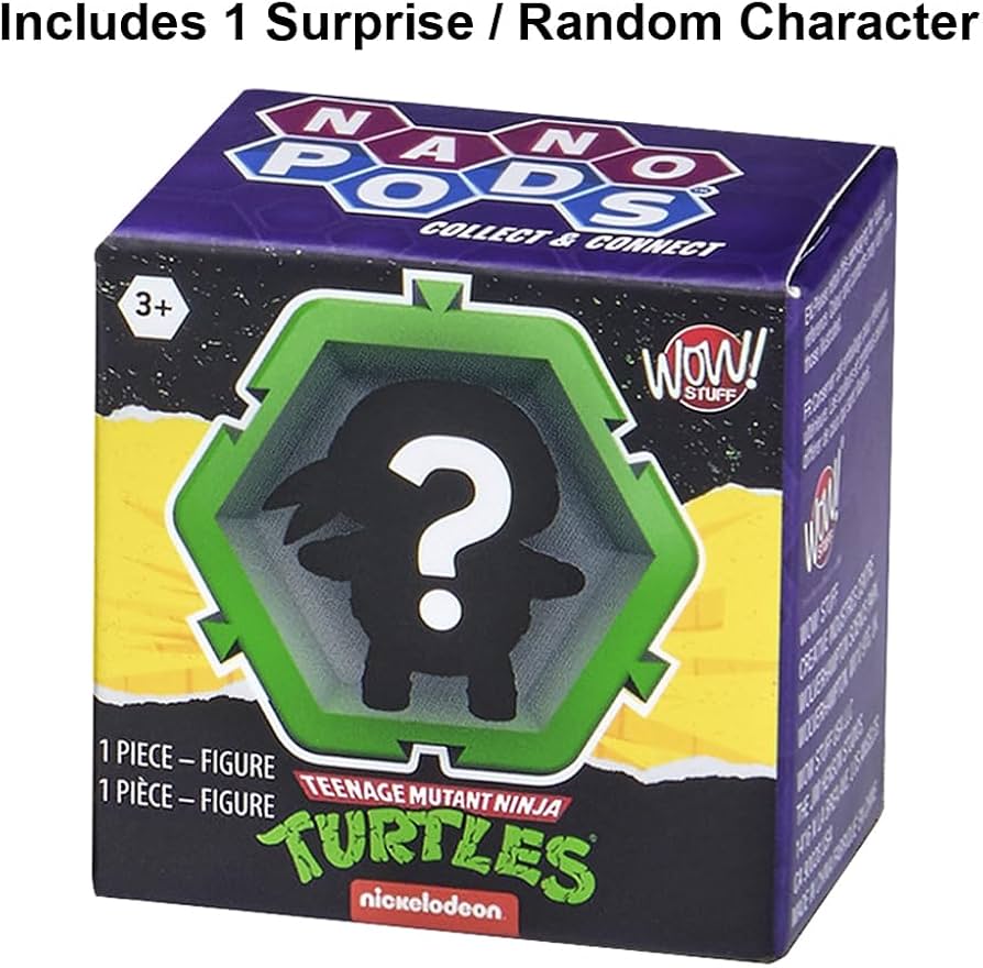 Wow Stuff Collectible Nano Pods Inspired by TMNT Teenage Mutant