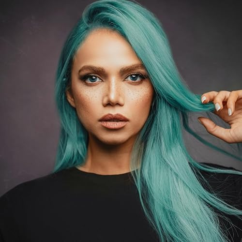 Vista 436 de Tinte de cabello semipermanente Arctic Fox, 4 onzas Aguamarina (Aquamarine)