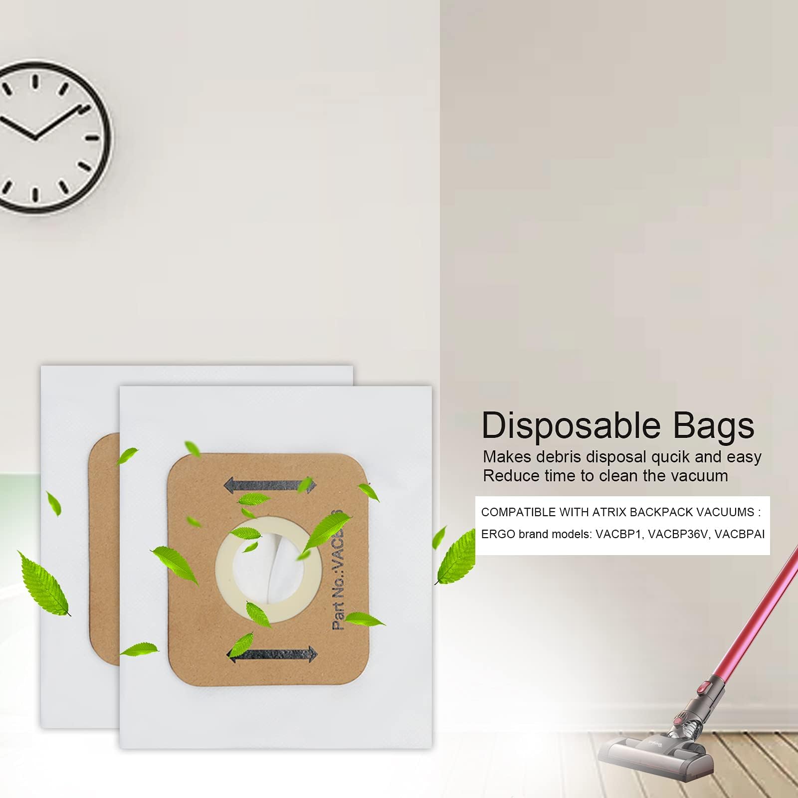 Kirby Vacuum Filter Bags - 6 Pack Replacement -4 Kirby Vacuum Filter Bags - 6 Pack Replacement -4