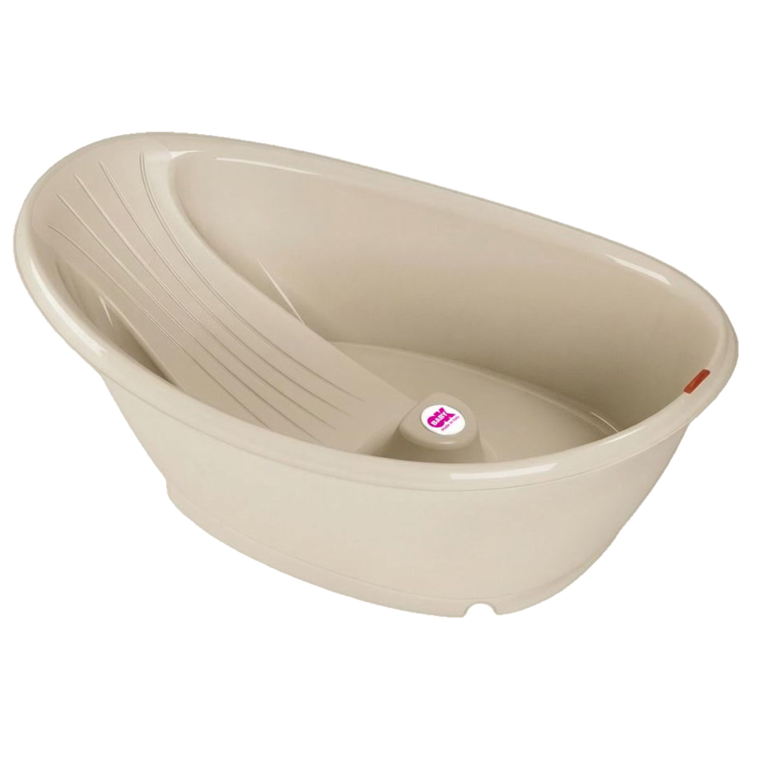 OKBABY Bella - Comfortable Baby Bath Tub for Babies 0-12 Months - Beige