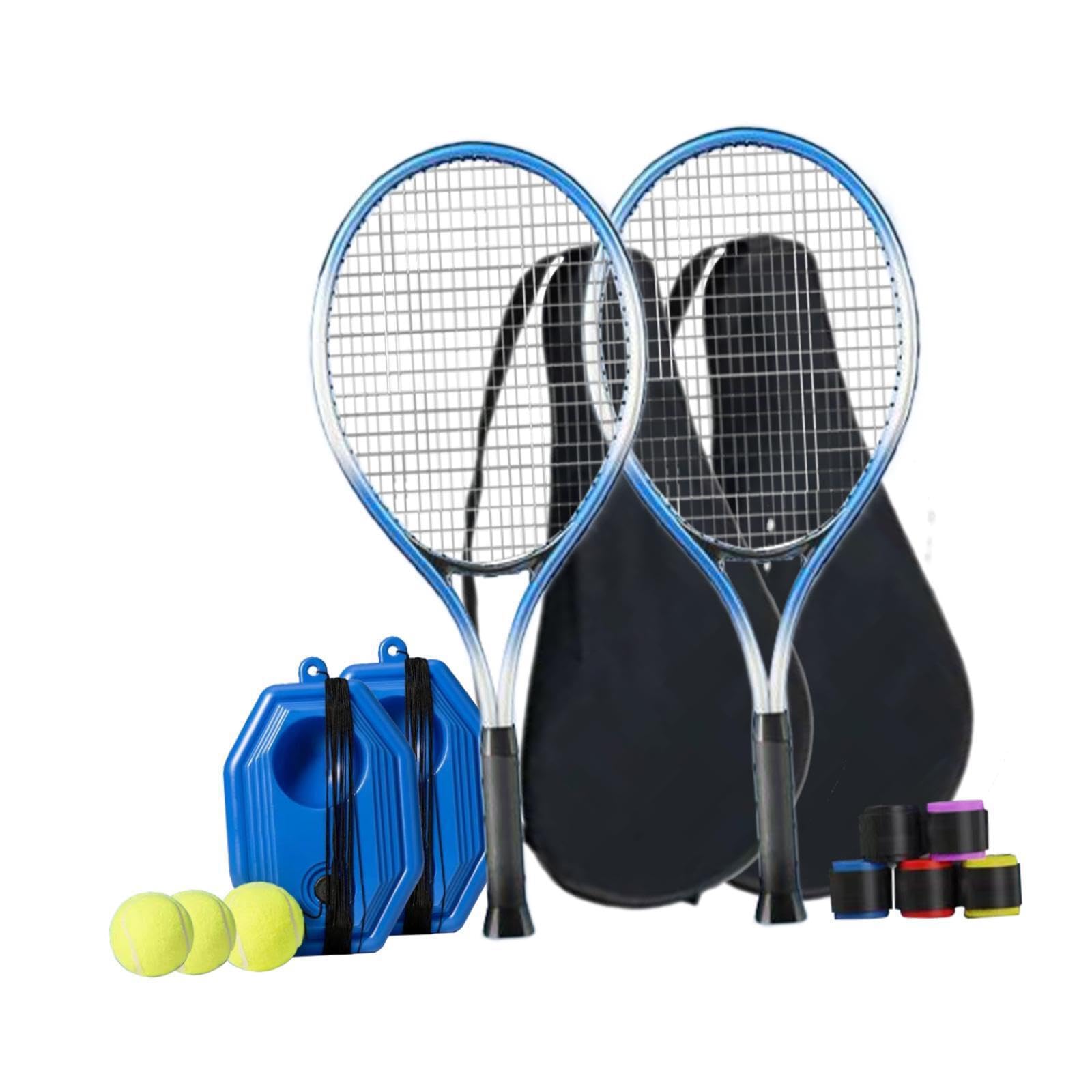 Attrezzatura da Tennis Leggera per l'allenamento autonomo con Palline da Racchetta da Tennis progettate per Principianti. Il Set per l'allenamento da Presenta Materiali