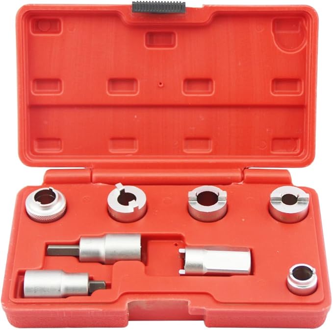 UT 8PC Suspension STRUT NUT Tools SOCKETS Allen Key BITS