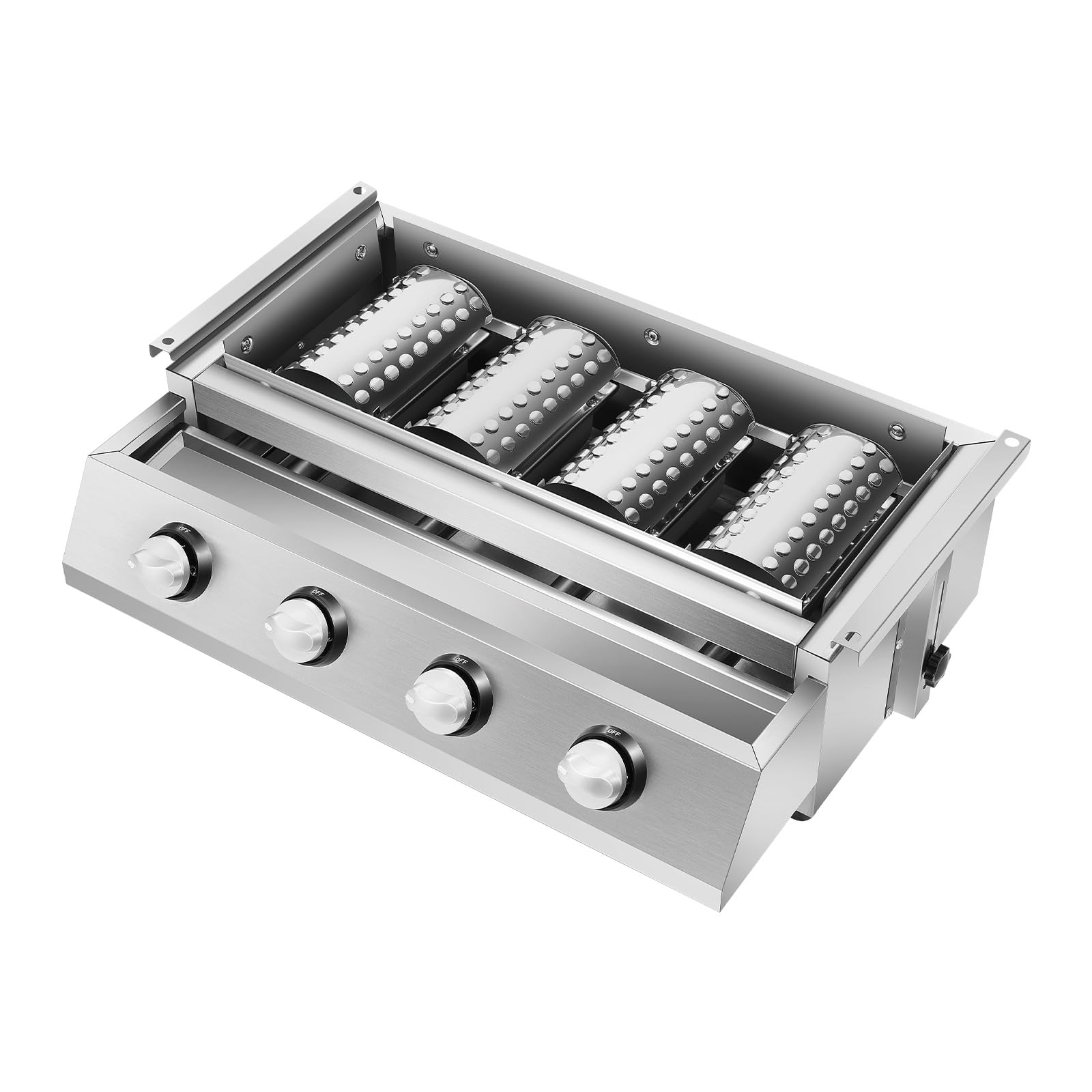Barbecue a carbonella, barbecue portatile in acciaio inox, barbecue a carbonella, design regolabile, riscaldamento rapido per campeggio, riunioni e attività all'aperto, grigliate, frutti di mare