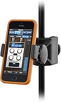 Vista 4 de IK Multimedia iKlip Xpand Mini soporte para micrófono con soporte para teléfono, compatible con teléfonos inteligentes iPhone y Android de 3.5" a