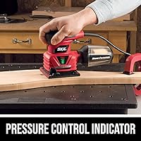 Vista 2 de Skil 7292-02 2.0 Amp Lijadora de palma de 1/4 hoja con control de presión, Roja