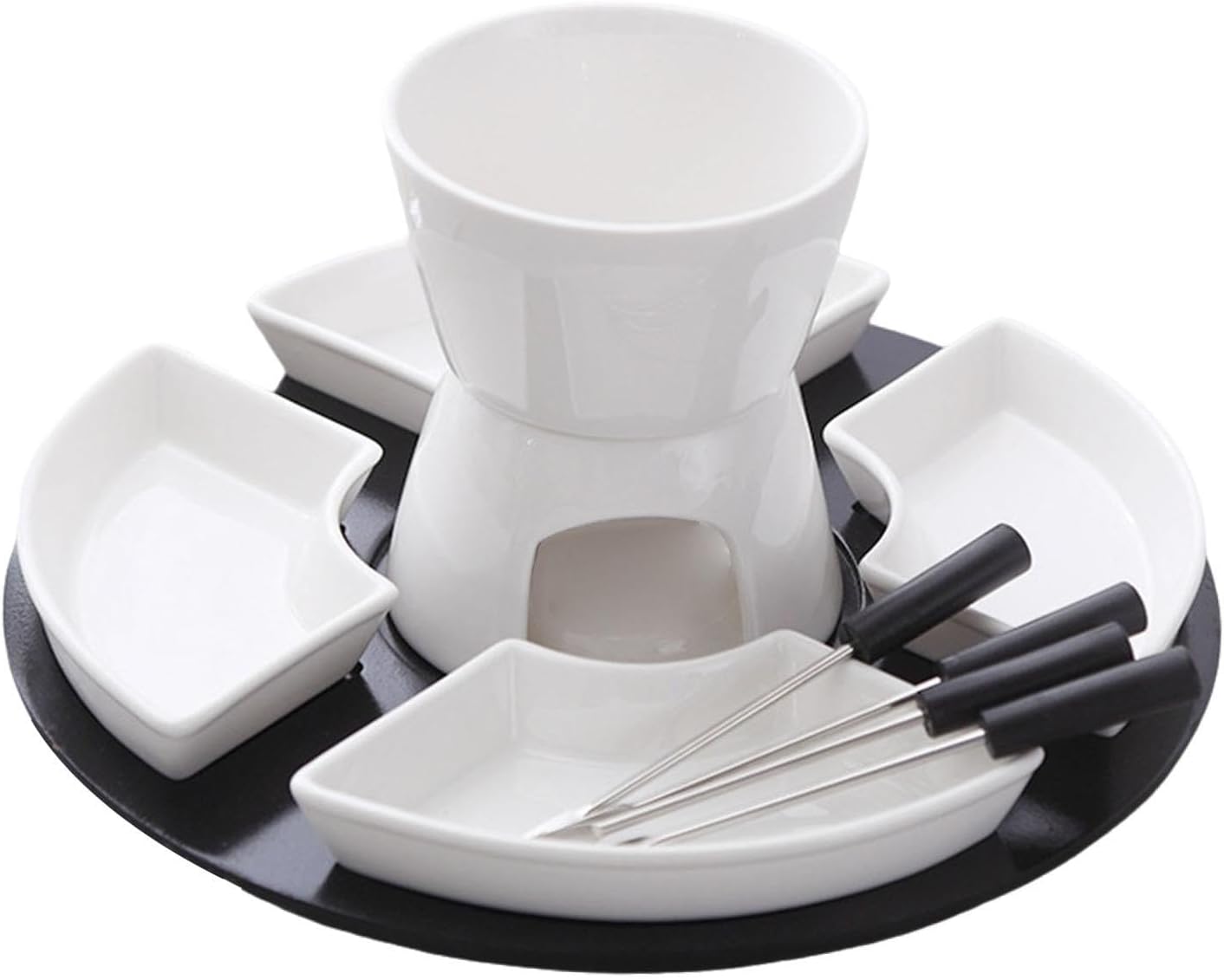Melt Hot Pot Bowl Set Chocolate for (White)