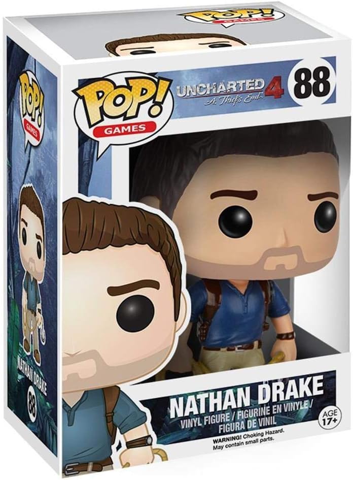 Funko POP Games: Uncharted Action Figure - Nathan Drake