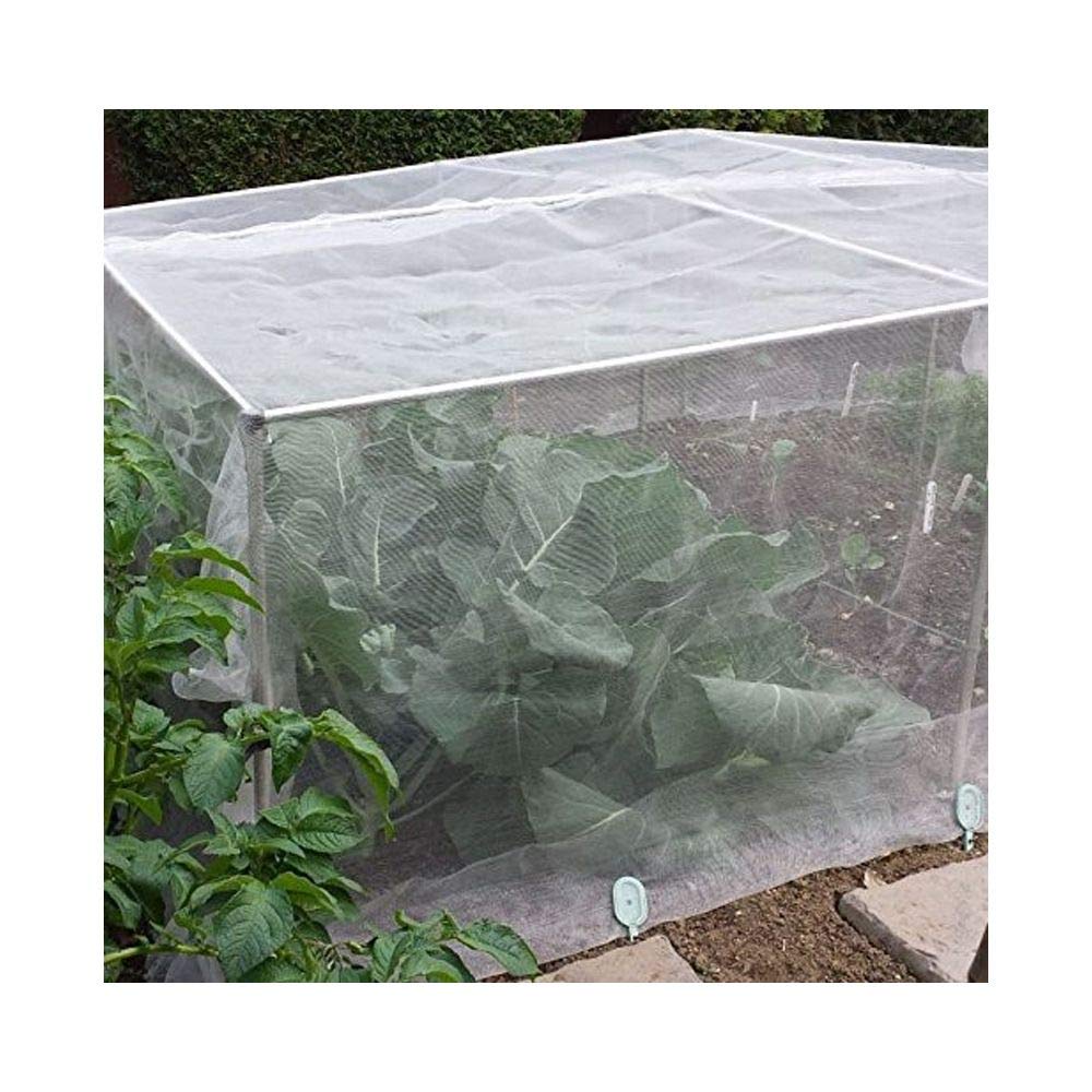 Gardening Naturally Veg Cage Kit H700mm x W 2.4m x L4.98m Veggiemesh Complete with Pegs and Clips