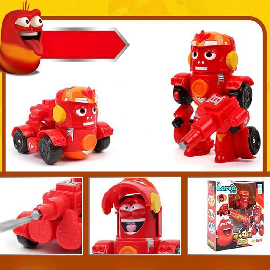 ム*ン様 ロボットおもちゃ 赤・オレンジ・黒