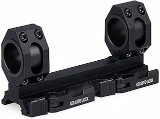 BigTron 25 mm/30 mm Dual Ring Scope Halterung passend für 20 mm Picatinny Weaver Rail