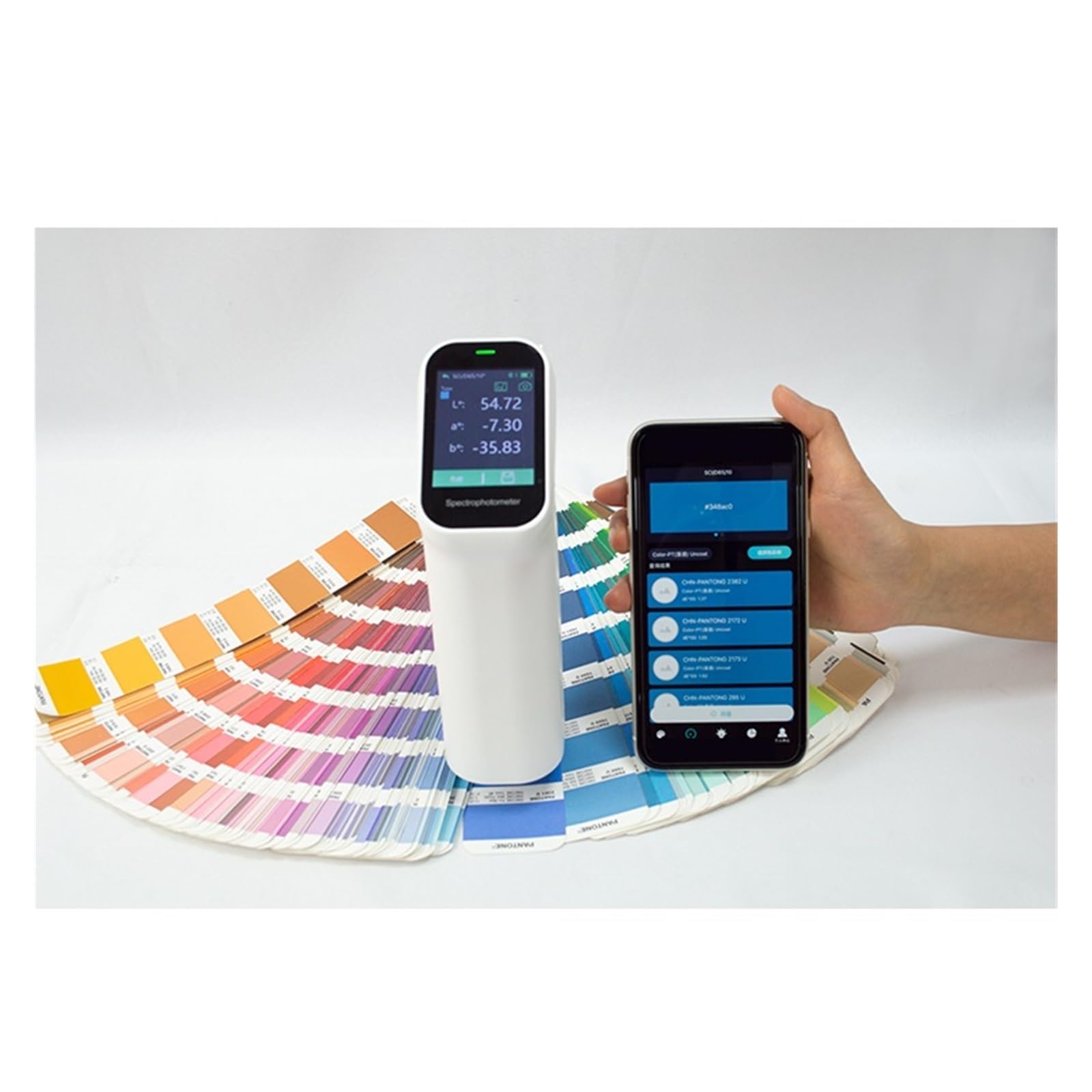 Espectrofotómetro, Lector Fotoeléctrico Del Color Del Colorímetro Portátil Del Espectrofotómetro DS-400 Con La Exactitud De Repetición 0,03