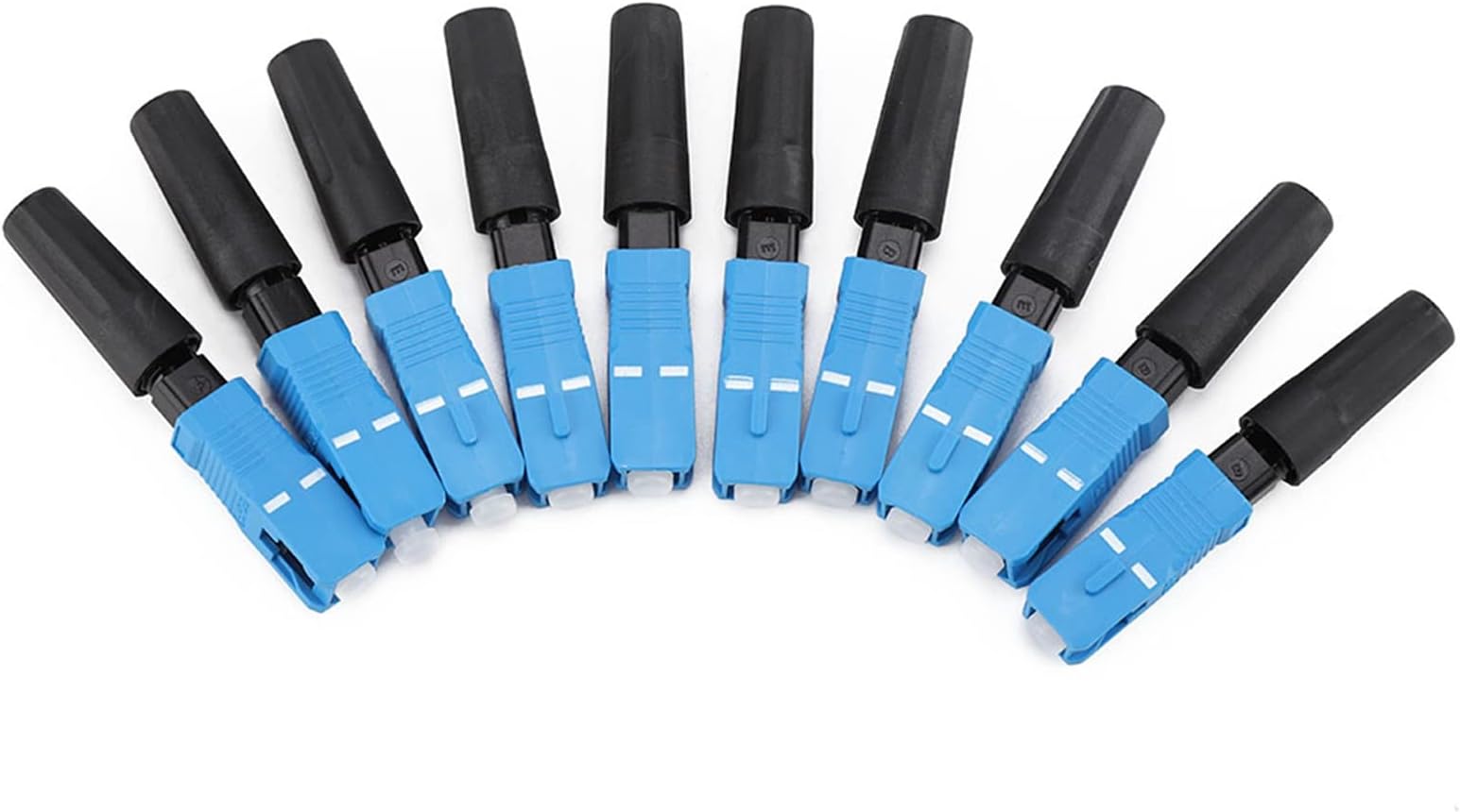 Optical Fiber Connector 100Pcs Built-in SC Optical Fiber Quick Release Adapter For FTTH CATV Network Instrument,Optical Fiber Instrument