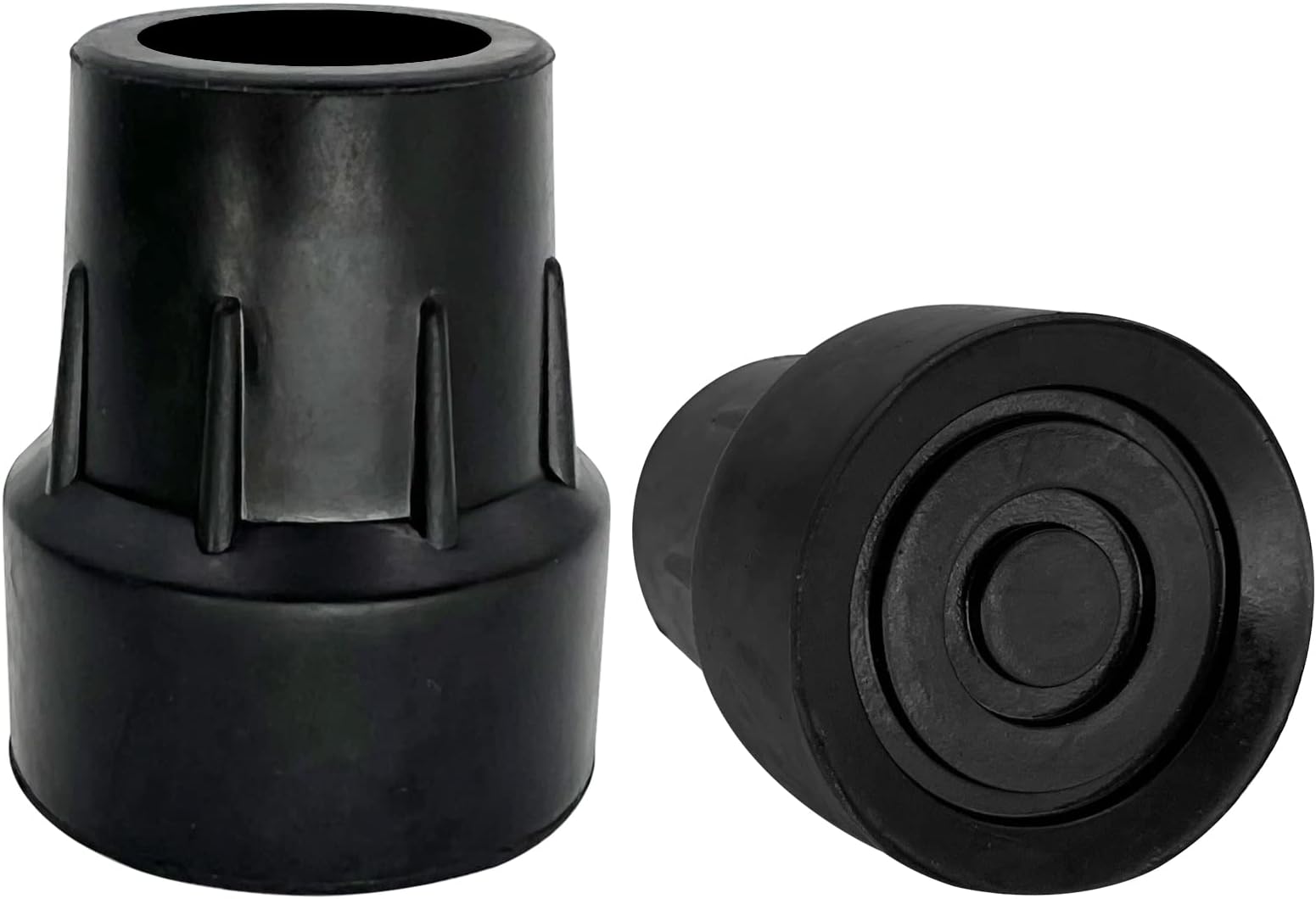 Replacement Cane Tips, Black, 1 inch