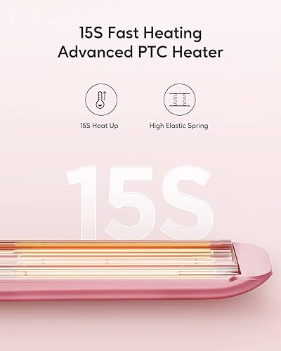 Miniatura 5 de Wavytalk Plancha de pelo de iones negativos de 1 pulgada y plancha plana