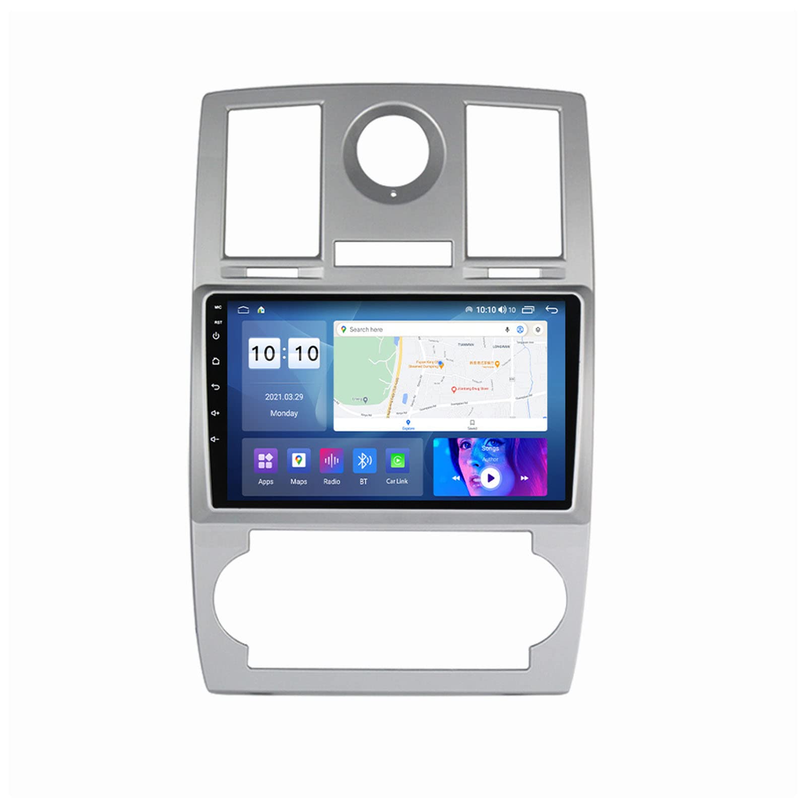 Poste Radio Voiture Android pour Chrysler 300C : Écran 9 Pouces Tactile HD avec USB
