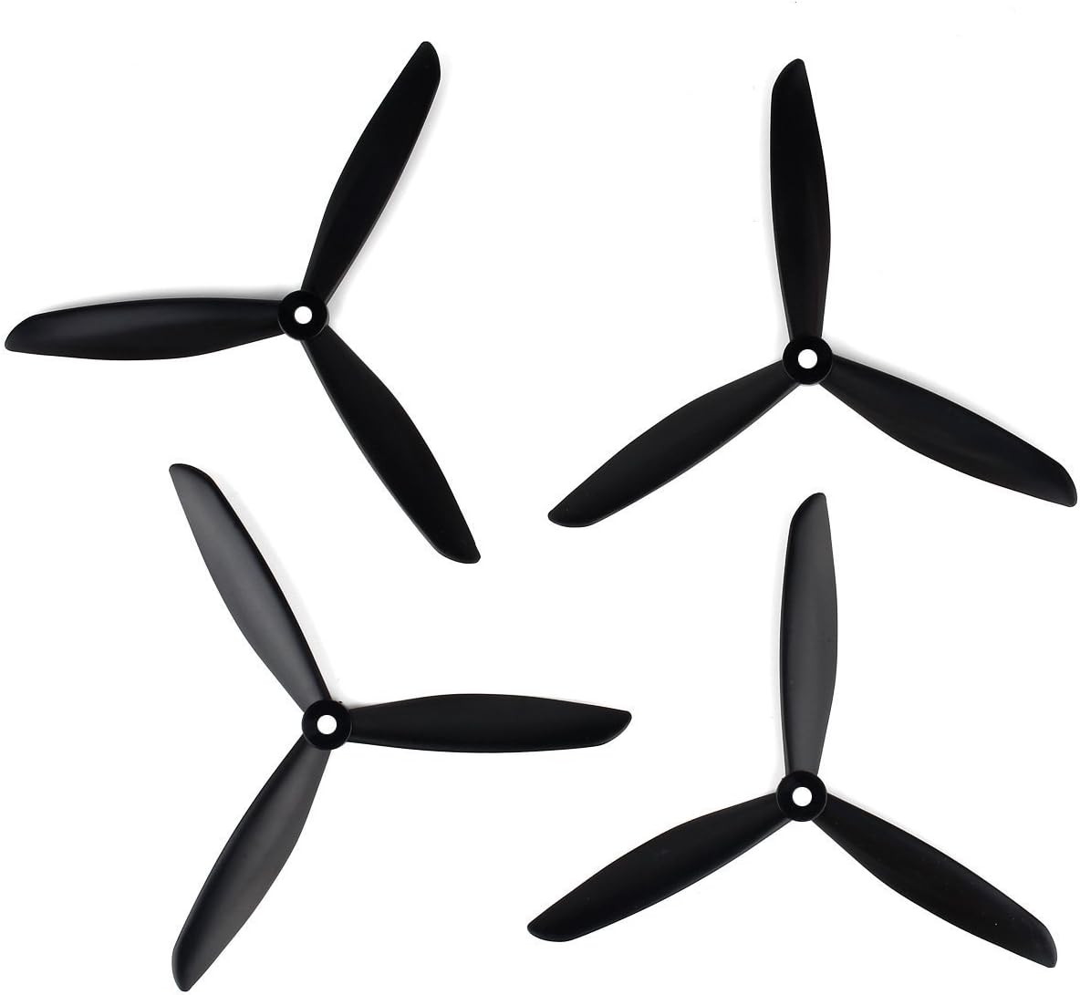sea jump Plastic 3 Blade Propeller Props 4pcs Black 3-Blade Propellers for Cheerson CX20 CX-20 RC Quadcopter Spare Parts