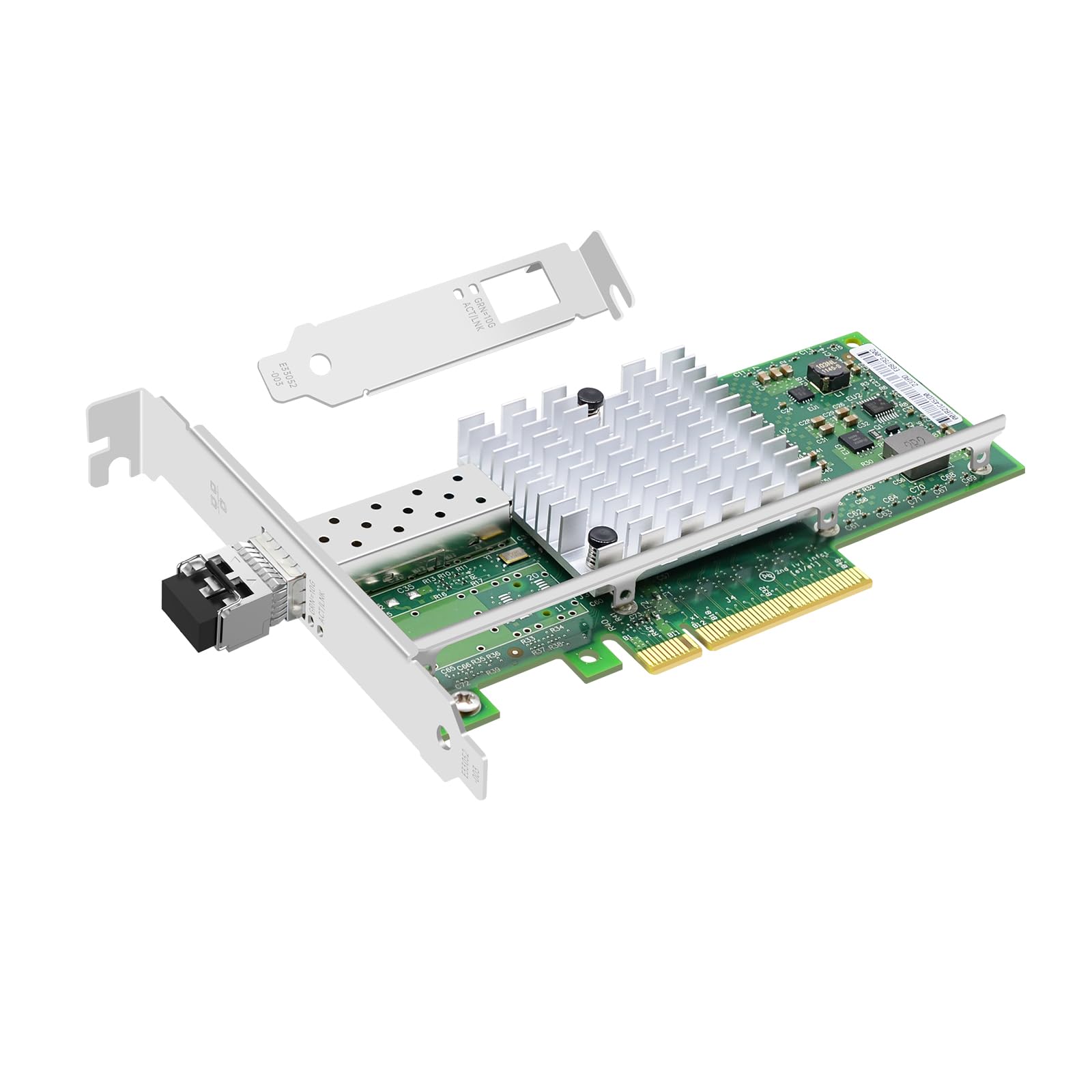 Tarjeta de red de fibra óptica 10 GB PCI-E X8 Intel 82599 X520-SR1 para virtualización VMware Linux 8