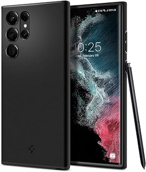 Spigen Galaxy S22 Ultra Case Thin Fit Black