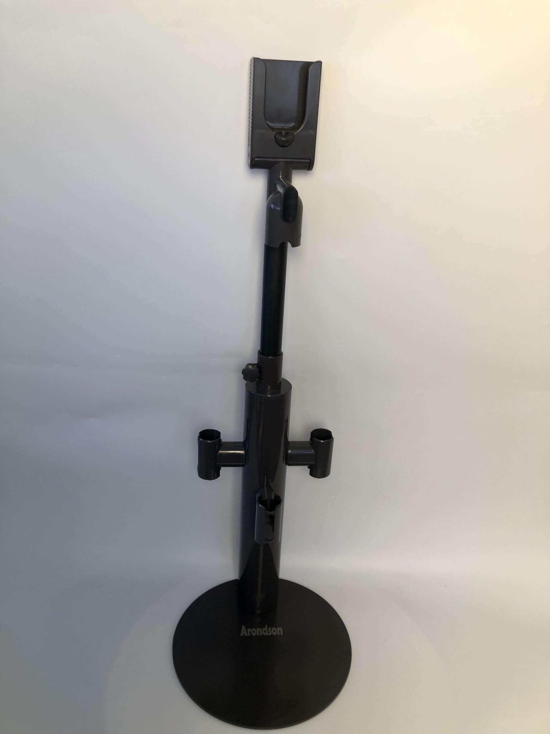 Height Adjustable Stand, Vacuum Stand Holder for Dyson V15 Detect V12 V11 V10 V8 V7, Aluminum Storage Standing Dock for 8 Accessories