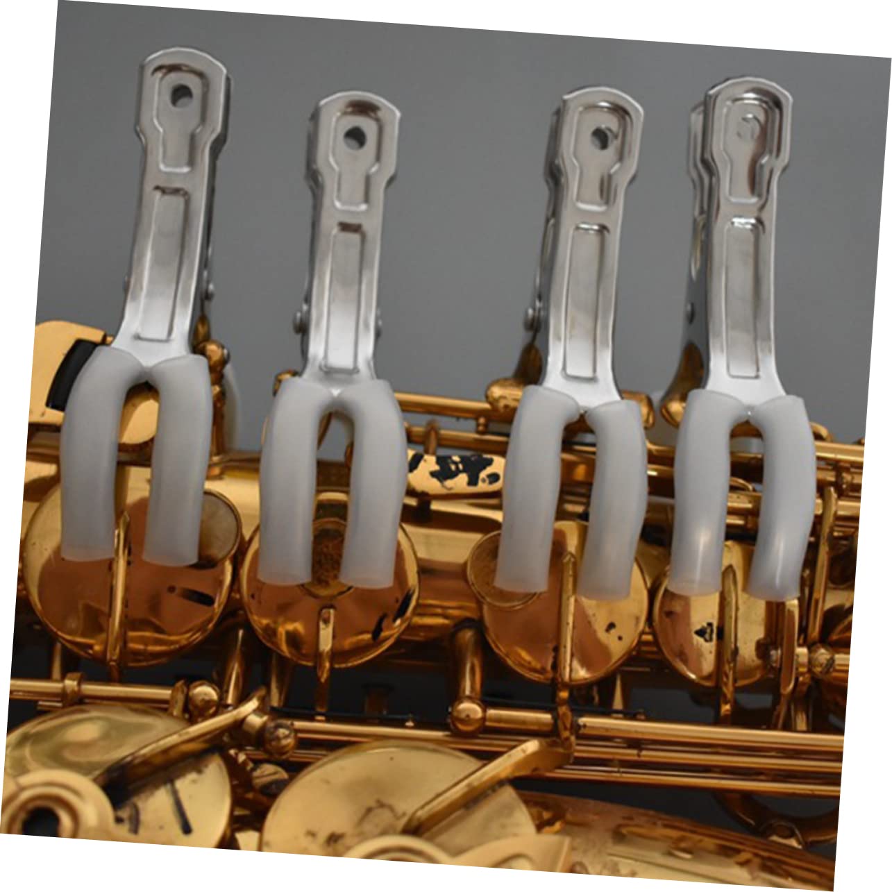 VICASKY 20 Piezas Clips espaciadores de saxofón partes de instrumentos reparación de saxofón Accesorios de reparación de instrumentos musicales Pinzas para reparar saxofón partes de saxo