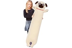 Giant Black Pug Stuffed Animal: Ultra-Adorable Companion for Pug Lovers