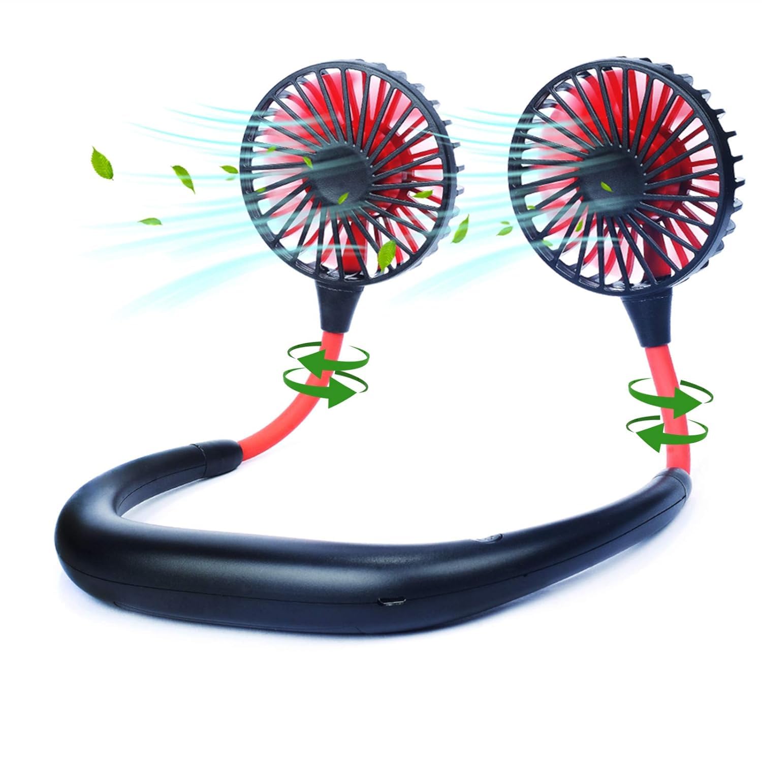 Vocal Enterprise Portable Neck Fan for Women Strong Wind, Upgraded Air Volume, Mini USB Personal Fan with 360 Rotation Cooling Fan, Quiet, No Hair Twisting, Fan for Kitchen (Multicolor) (B0D1R8J39C) Amazon Price History, Amazon Price Tracker