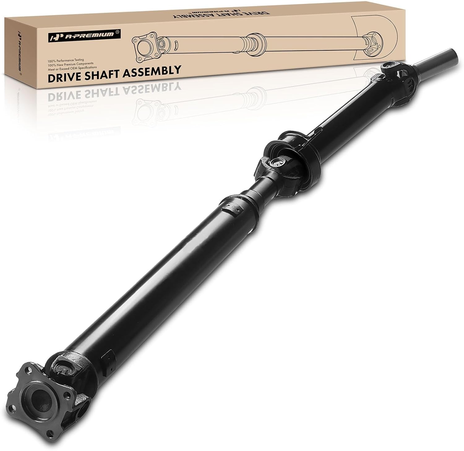 A-Premium 58.86"-62.2" Rear Drive Shaft Complete Driveshaft Assembly Compatible with Sorento Kia 2003 2004 2005 2006 V6 3.5L, [RWD Automatic Transmission], Replace# 491003E400, 491003E450, Prop Shaft