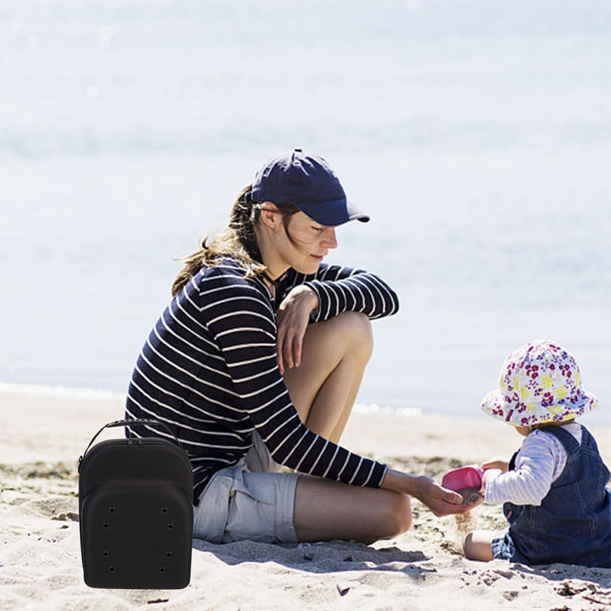 2pcs Eva Baseball Cap Storage Bag Hat Box for Travel Hat Case for Men Black Cap