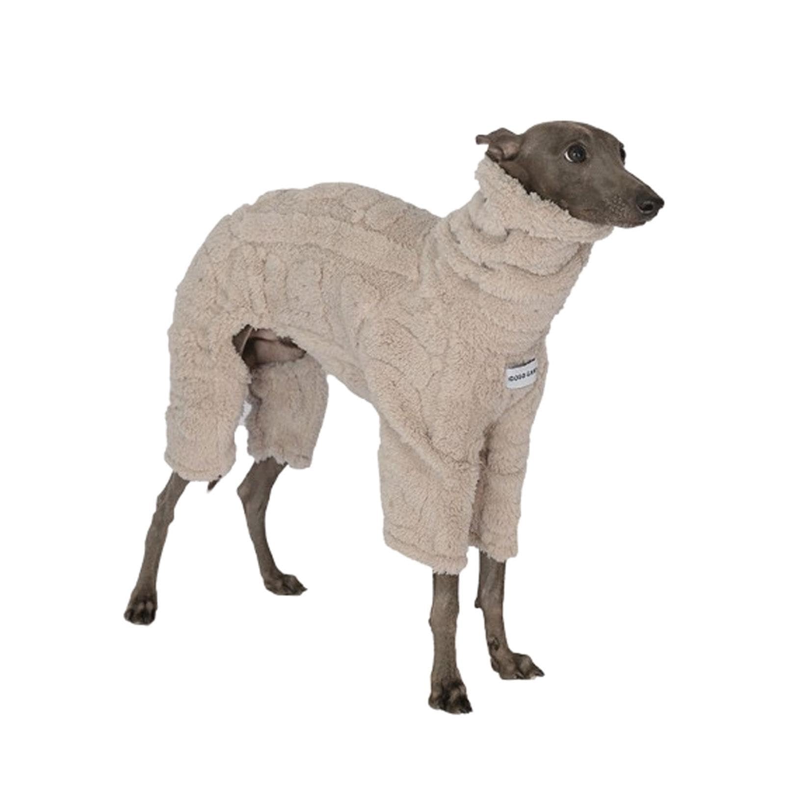 Cozy Italian Greyhound Clothes Fullbody Turtleneck Dog Pyjamas Pjs