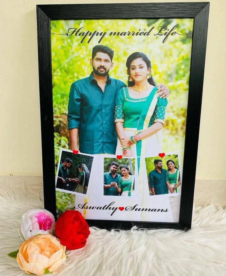 JJ Art customised photo frame (12x8 inch)