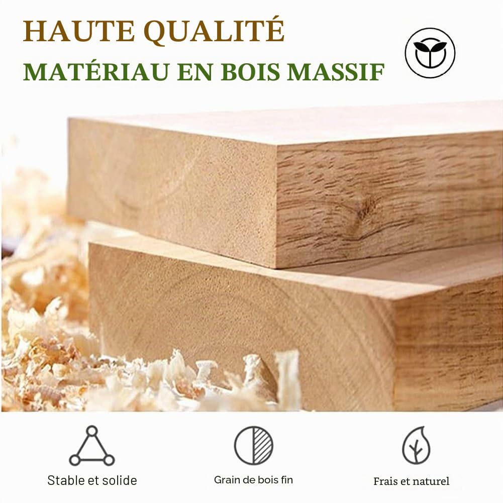 Porte Battante Double Saloon Porte Battante En Bois Massif Avec Charnières Portes De Café Saloon 2 Vantaux Pour Entrée Cuisine Salon Bureau(Wood color,W80*H90cm)
