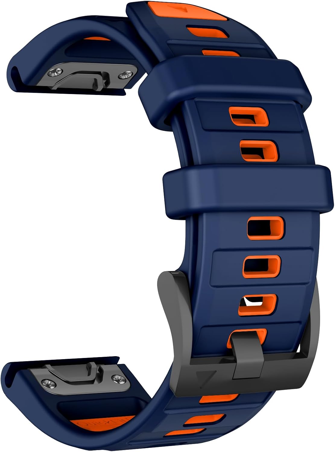 Compatible with Fenix 8 47mm/Fenix 7/Fenix E Band, 22mm Width Soft Silicone Watch Strap for Garmin Fenix 5/Fenix 5 Plus/Fenix 6/Fenix 6 Pro/Fenix 7 Pro Smartwatch