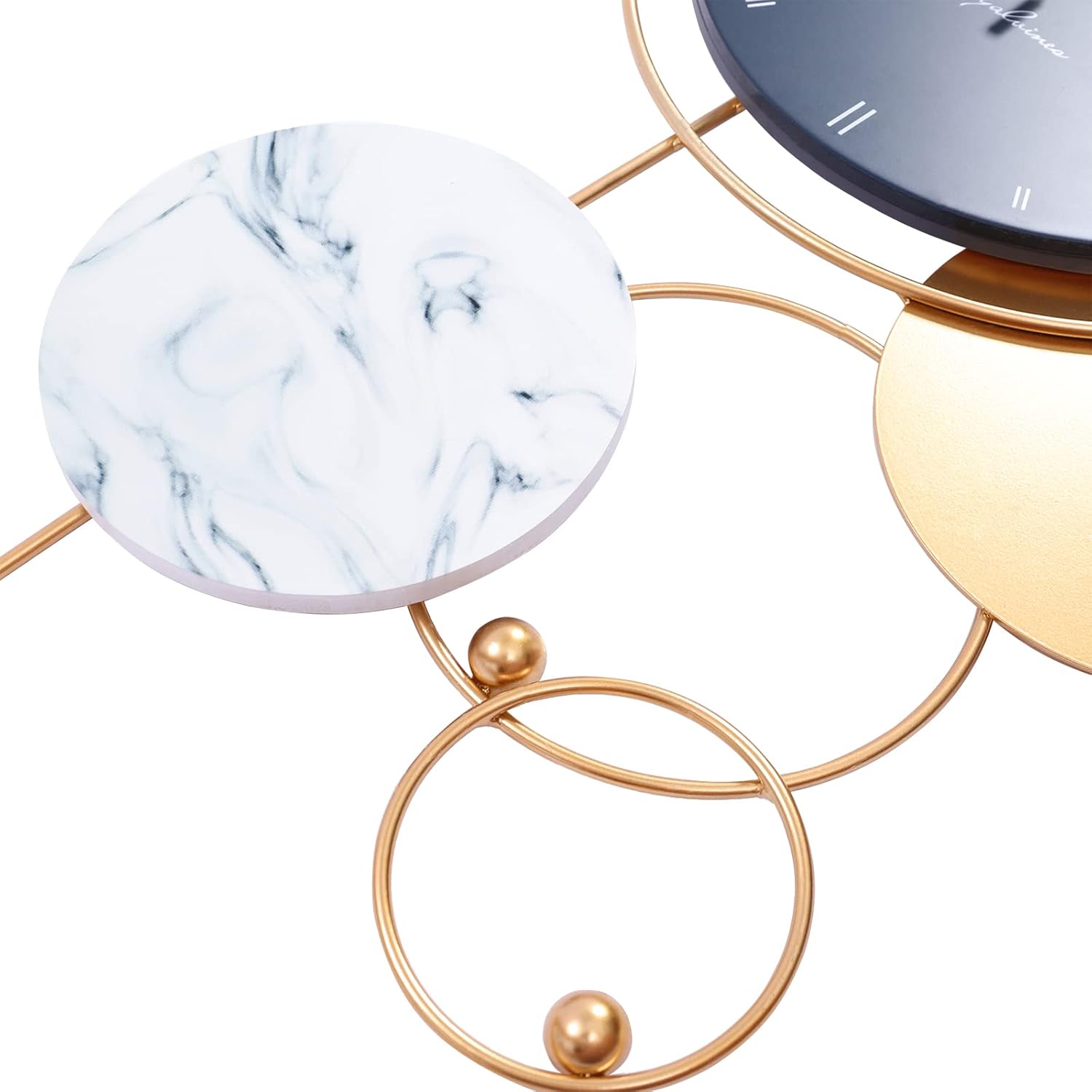 Modern Exquisite Wall Clock, Built-in Sweeping Seconds Movement Silent Living Room, for Bedroom, Home Decoration, Cafe Decor