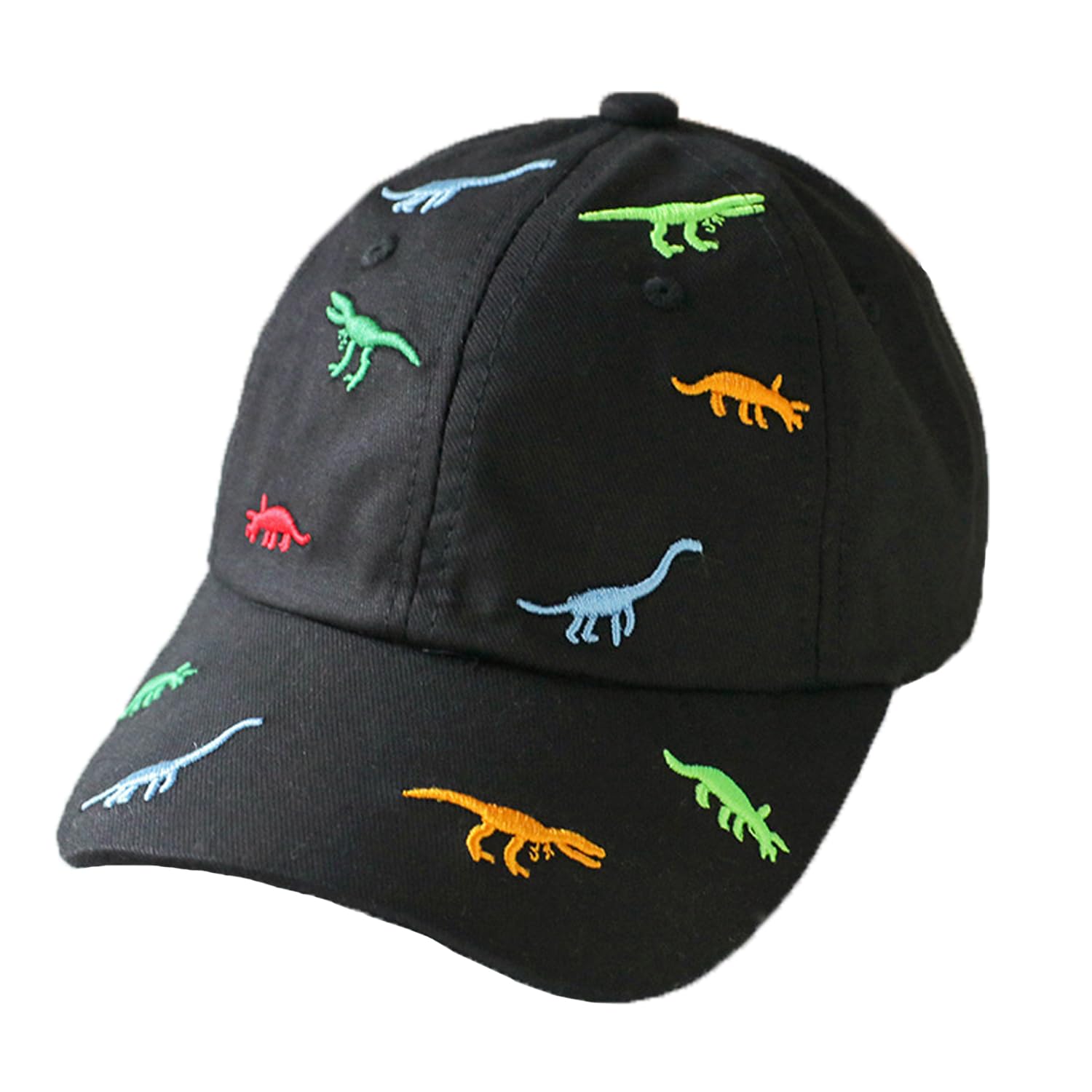 Kinder Baseball Cap für Jungen Mädchen Dinosaurier Stickerei
