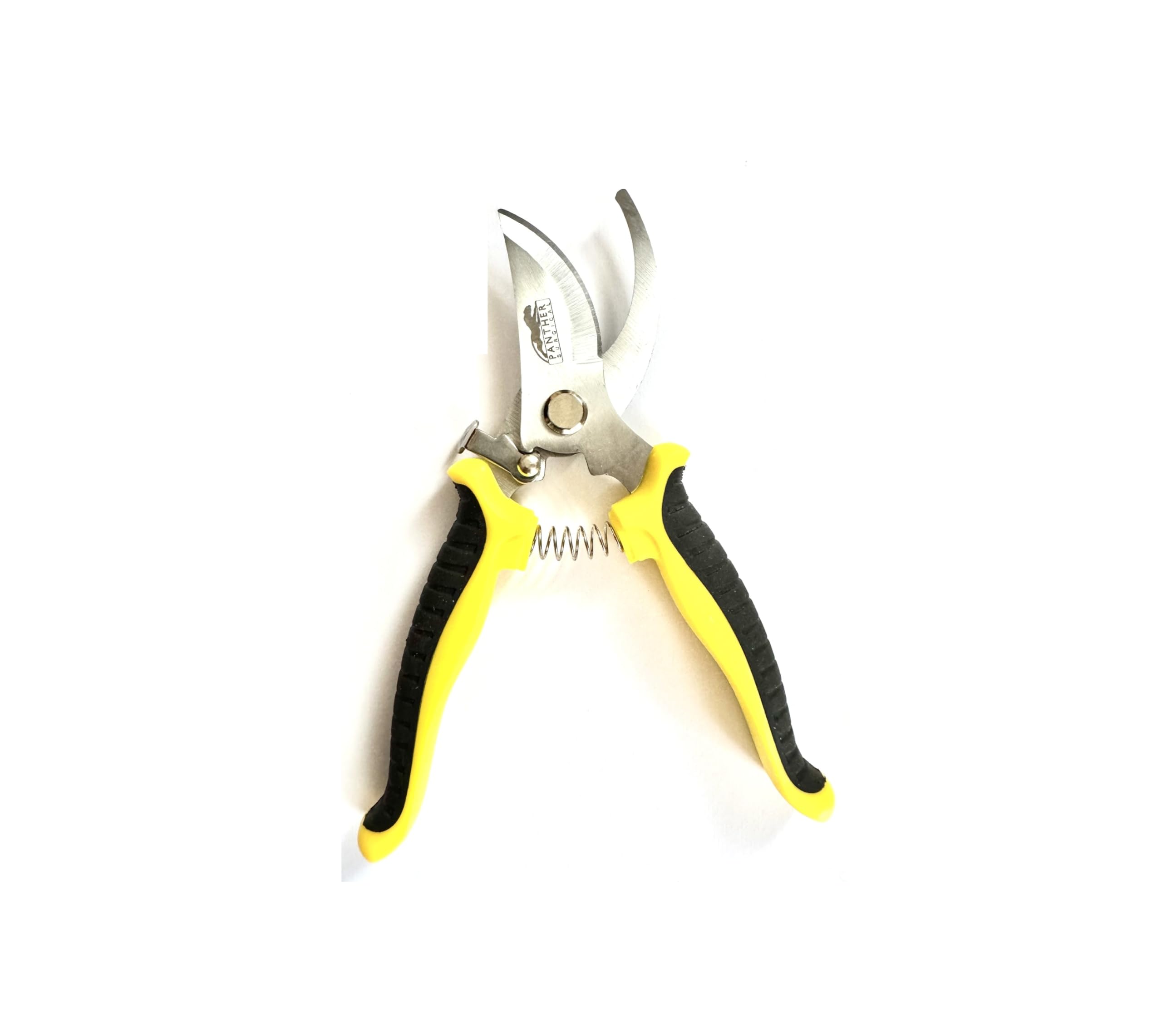 Garden Shears Secateurs Carbon Steel Pruning Edging Shears Saw for Branches Flowers Plants Trimming Snips Scissors Garden Hand Tools Secateurs & Pruning Scissors (Yallow & Black) - Image 2