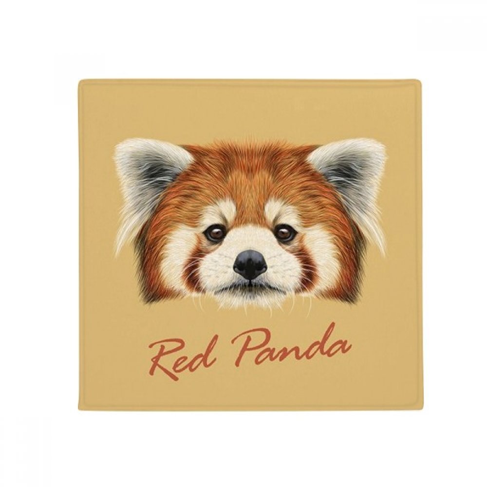 Tapis de sol panda pour cuisine et entrée tapis antidérapant marronnier rouge sauvage 80 cm