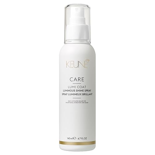 Keune Care Lumi Coat - Spray de brillo luminoso, tratamiento activado por calor y estimulante del brillo para todo tipo de cabello, 4.7 onzas