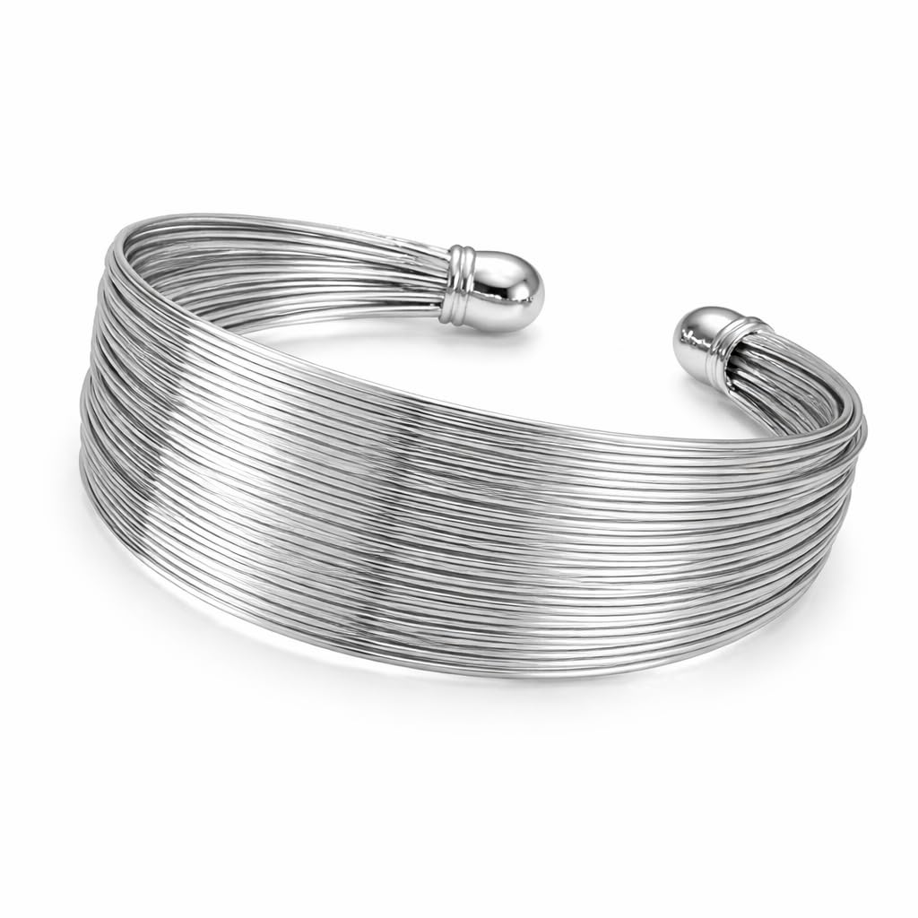 MAJALE Brazalete dorado mujer, Ancho Ajustable - Pulsera con Acabado baño de oro - Estilo Vintage, Joyería de Diosa Griega o Egipcia